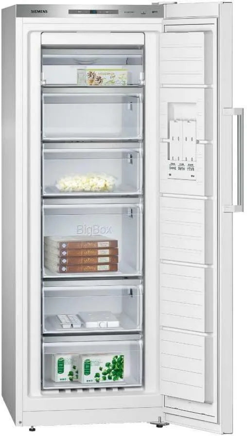 SIEMENS zamrażarka, iQ500 GS29NAW30, 195 l, biały, Super
