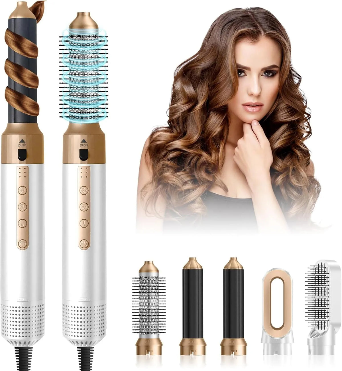 Unipampa, Szczotka, 1350 W, Powietrze, Zestaw stylowy 1350 W, Suszarka