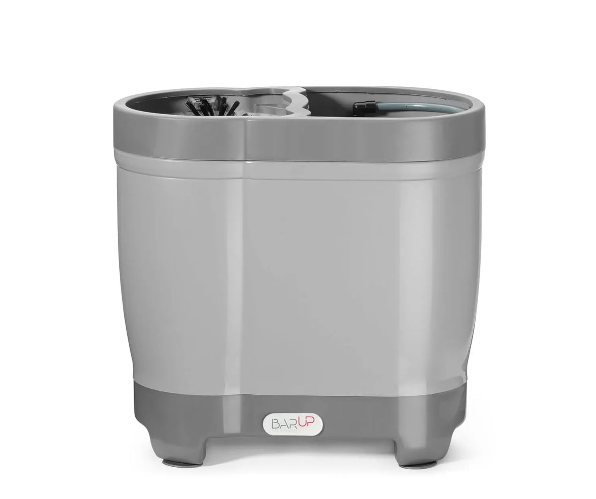 HENDI, Produkt do czyszczenia szkła, umyty ręcznie, BarUp, zmywarka do szkła barowego, 370x200x, 360 mm, z zimną wodą, szczotka wyjmowana, ABS, LSPE
