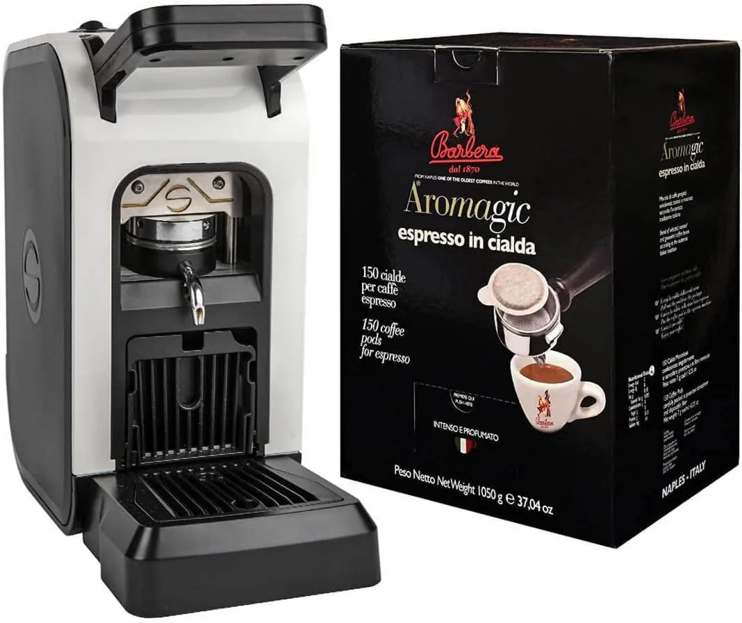 Ekspres do kawy, Barbera ekspres do kawy Spinel 'Ciao' + Aromagic 150 kompostowalnych kapsułek