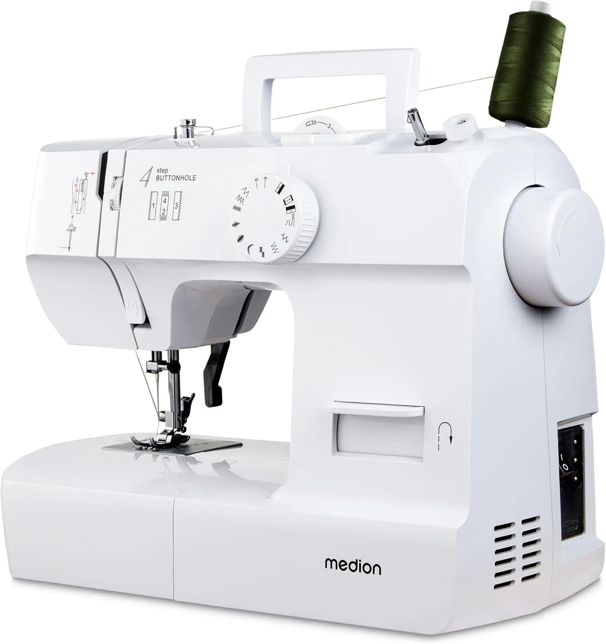 MEDION, SM70 MD11179 Maszyna do szycia, elektryczna maszyna do szycia, biały