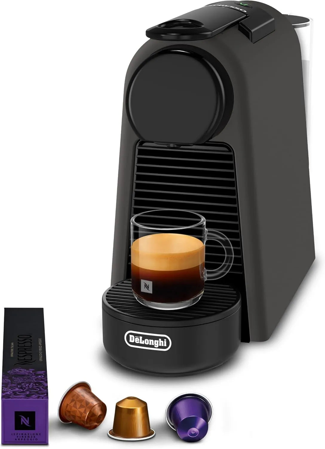Nespresso, De 'Longhi EN85.BKMT Caf maszyna, elektryczna ekspres do kawy, czarny