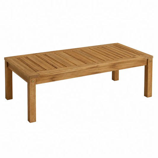 Stół ogrodowy prostokątny z drewna tekowego 120 cm
