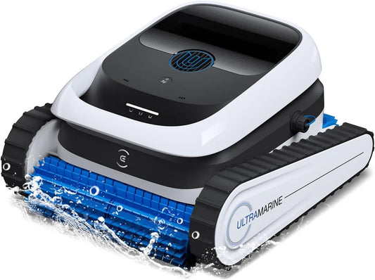 ECOVACS, Odkurzacz, aplikacja, biały, Ultramarine P1 Robot Basen Pływanie Czyszczenie Back i ściany, UltraPure 300 l / Min ssanie, SmartNavi nawigacja