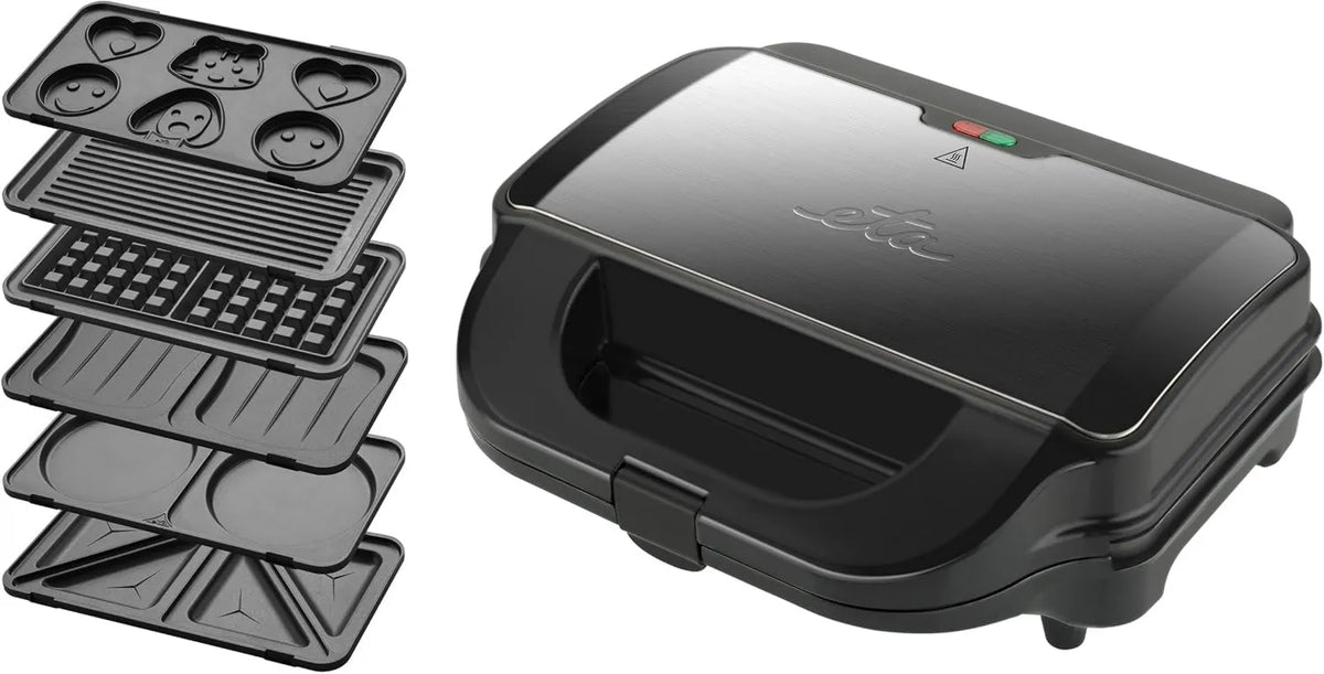 ETA gofrownica / opiekacz, I 900 elektryczne wafler, Aparat, 900 W, grill, powłoka non@-@ stick, do łatwego czyszczenia bez spalania I 900 W I gofrownica g