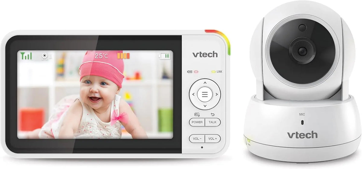 VTech, Monitor, VM924 1.33x, wyświetlacz LCD, do 17 godzin życia baterii, 300 m długości zasięgu, 2-Way Talk 300m