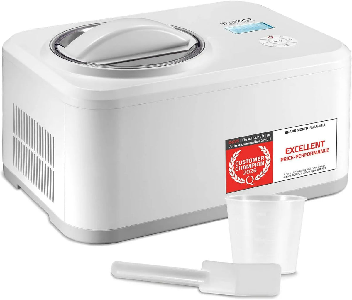 TZS First Austria, Grzejnik elektryczny, Usuwalna stal nierdzewna 4-en-1, 5 l, 120 W, 4- in-1 TZS, zdejmowalny, biała, Pierwszy Austria Sorber 1.5 l