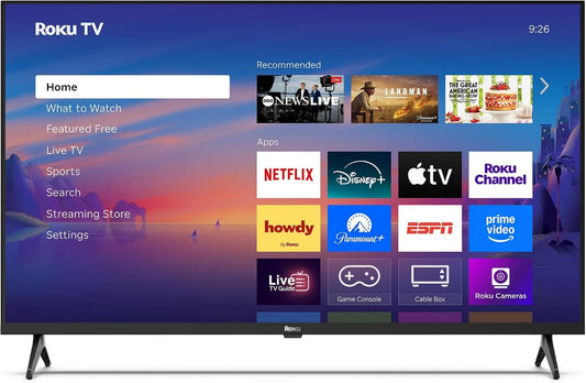 Roku telewizor, Smart TV 1080p, 40 cali, TV, WiFi, Full HD, Smart TV 2025, TV z pilotem głosowym, sport
