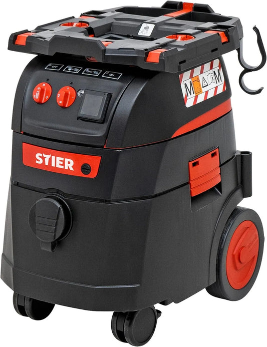 STIER, odkurzacz ABS- 35M, 35 l, 400 W, klasa energetyczna E, promień działania 13 m, woda / pyły Premium ABS-35M
