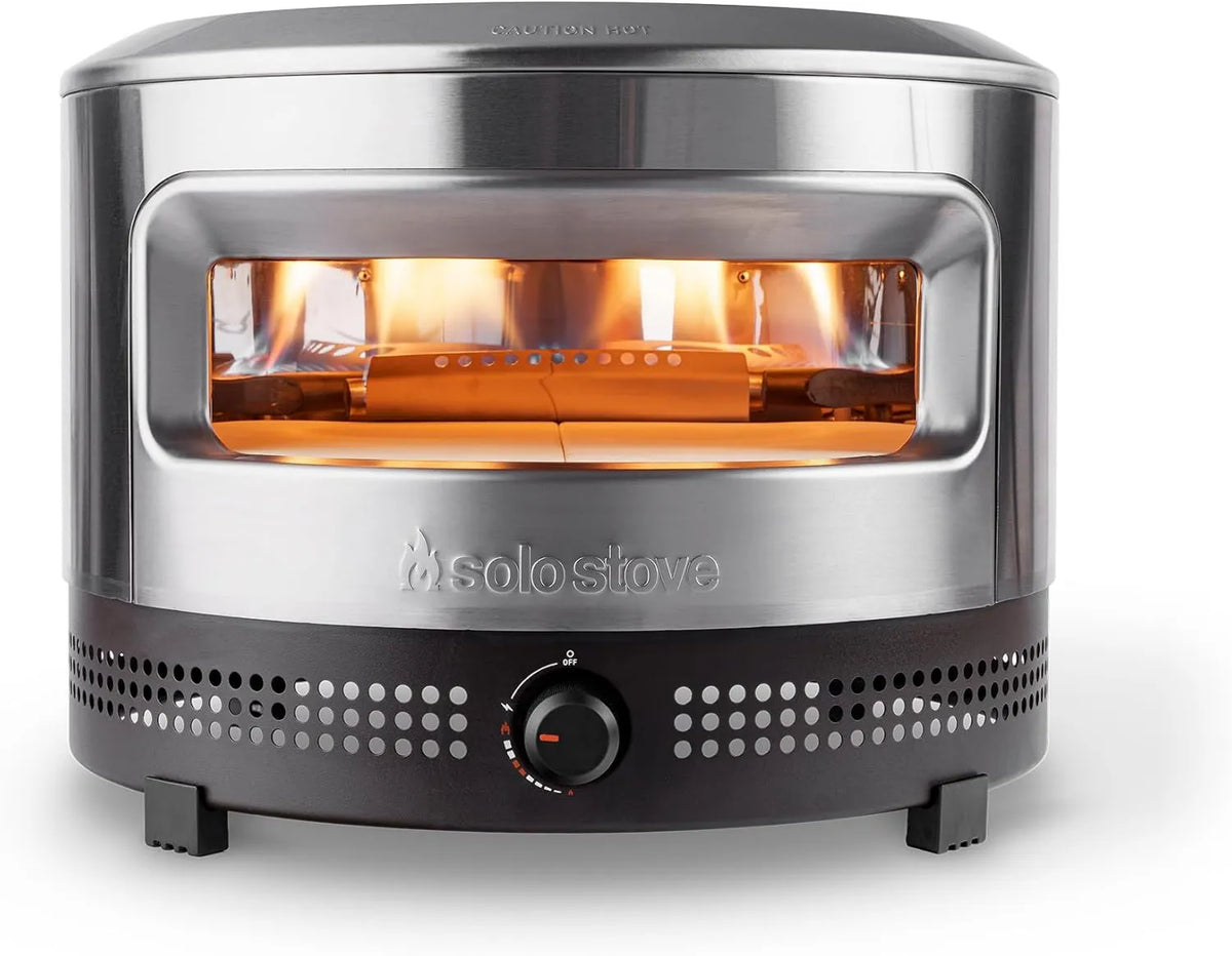 Solo Stove piec do pizzy, Elektryczny, Pi Prime Pizza Piec na zewnątrz, chrupiąca skorupa w 90 sekund, Corderite pizza stone