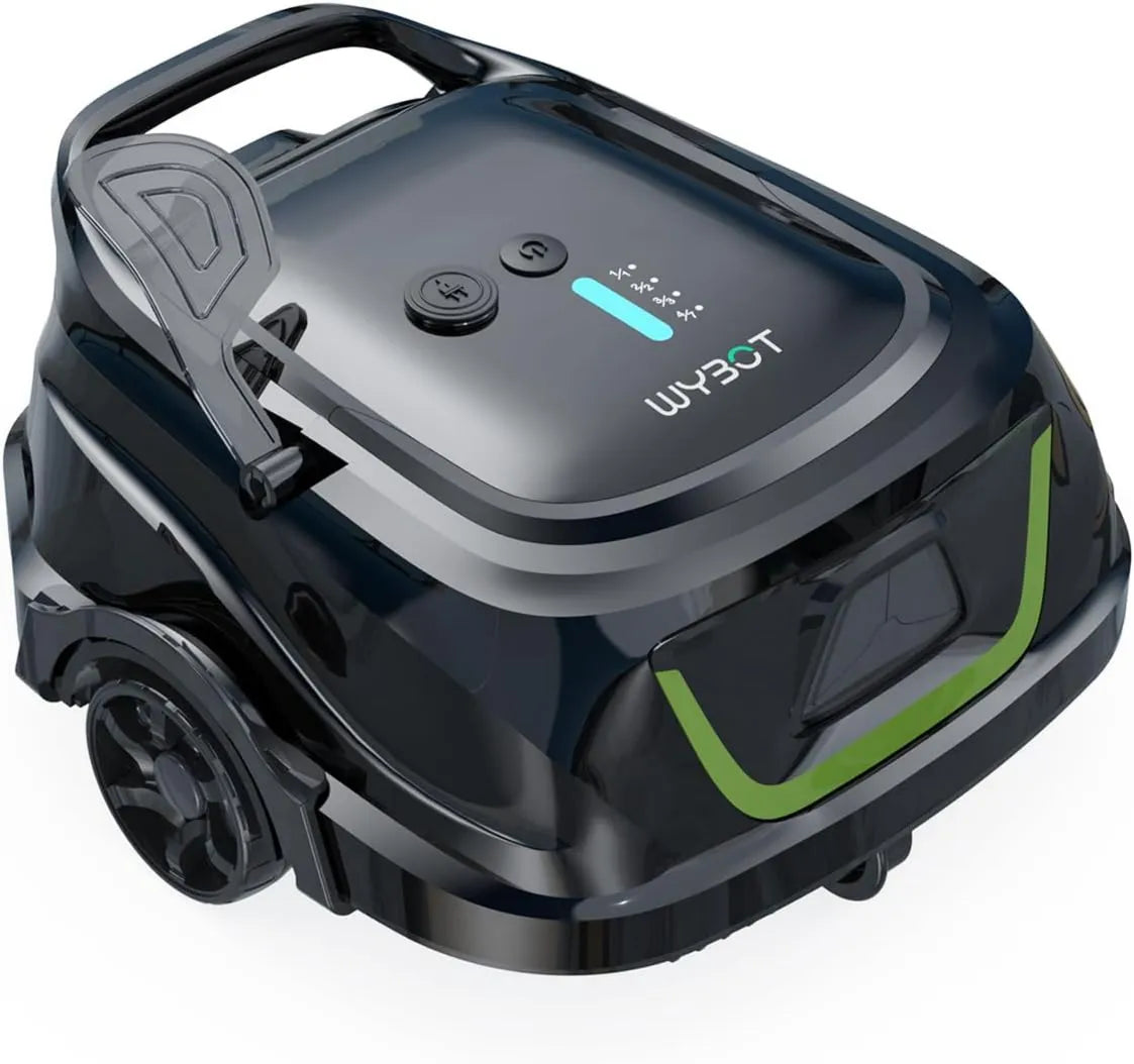 WYBOT, A1p Robot, robot czyszczący basen, bezprzewodowy, zielony, do off- Sol i płyty