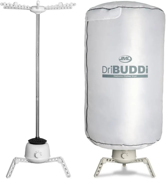 Suszarka do ubrań, 850 W, 10 kg, DriBUDDi Compact, elektryczna i przenośna suszarka do ubrań, delikatne suszenie bez zagnieceń, oszczędność energii