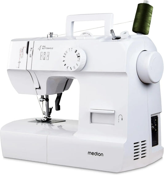 MEDION, SM70 MD11179 Maszyna do szycia, elektryczna maszyna do szycia, biały