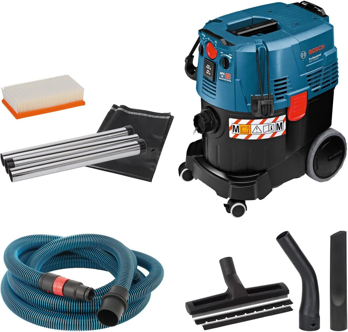 Bosch Professional, Bosch profesjonalny Odkurzacz Bosch, 35 l, 200 W, 5 m elastyczny