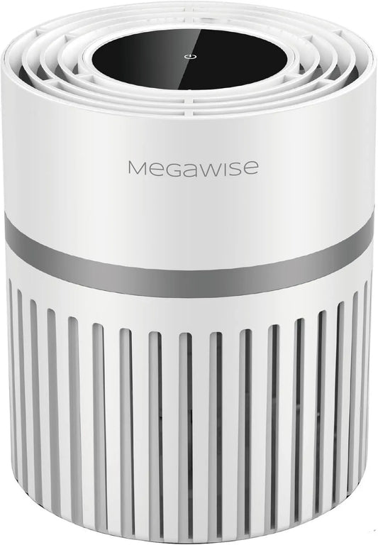 MEGAWISE oczyszczacz powietrza, epi810 H13, biały, prawdziwy filtr HEPA