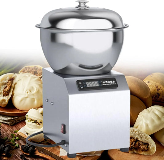 11QT, 2200 W, timer, Komercyjna maszyna do wyrabiania ciasta 2200 W, mikser spiralny z timerem i obrotami wstecznymi, obudowa ze stali nierdzewnej