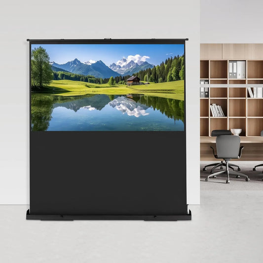 XYCHAO, Produkt 203 cm, 80 '16: 9 Ekran projekcyjny Przenośny 4K podłoga 8K 177x99.5 cm, 16: 9, szkło zyskuje 1, 2, kąt 160 °, aluminiowa rama, do kina domowego i