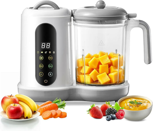 KISABAER, kuchenka, robot, 400 ml, dotyk, para, do uzupełniania żywności i dywersyfikacji d