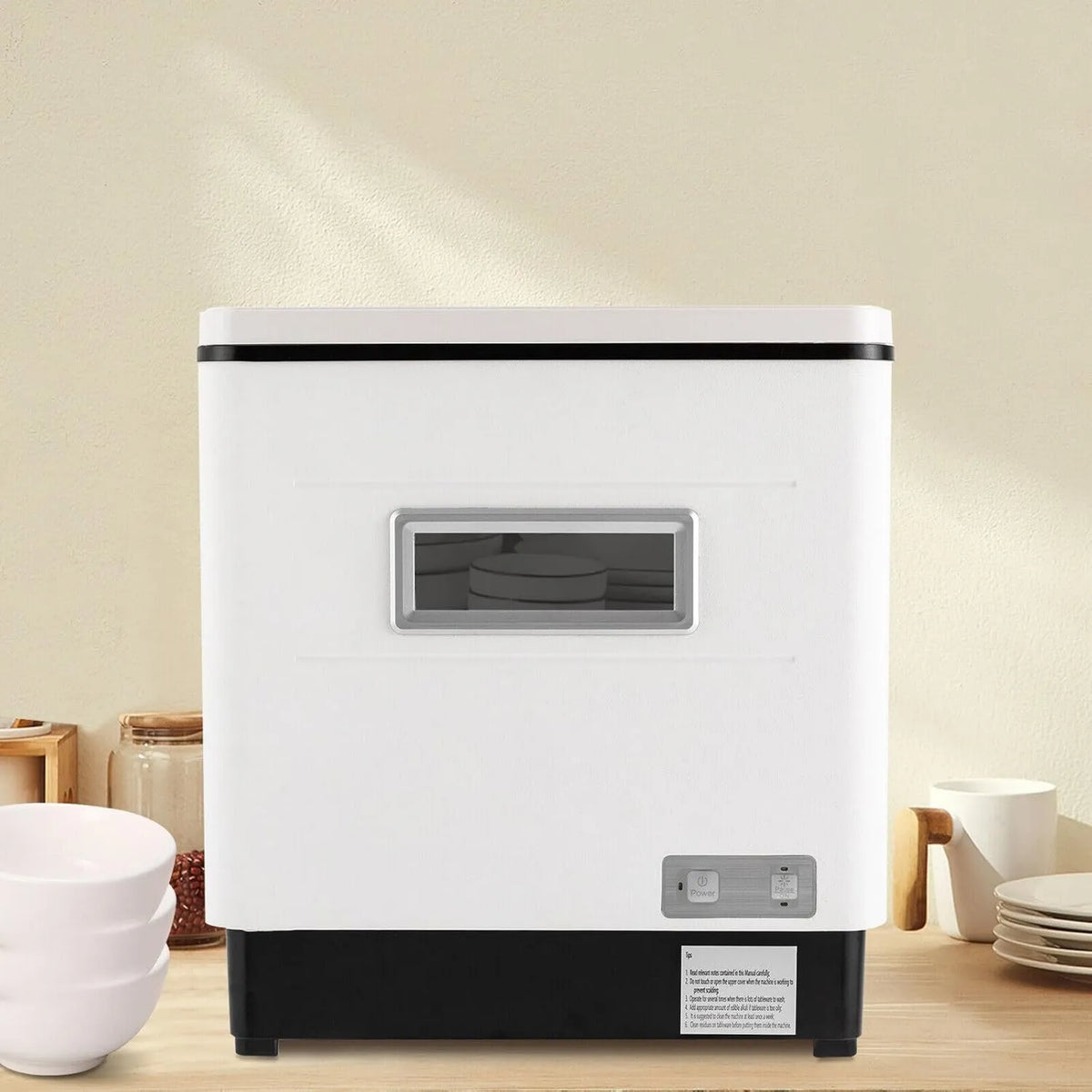 Biggittig, Zmywarka, 60 l, 1500 W, przenośna, samodzielna, stal nierdzewna