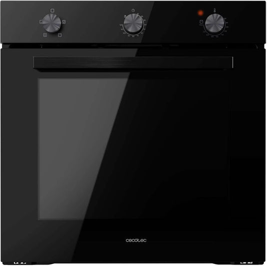 Cecotec C136000 piekarnik elektryczny, 2800 W, timer, funkcja pary, Hexa szklany piekarnik Bolero do zabudowy czarny czas A 2800 W, czyszczenie pary