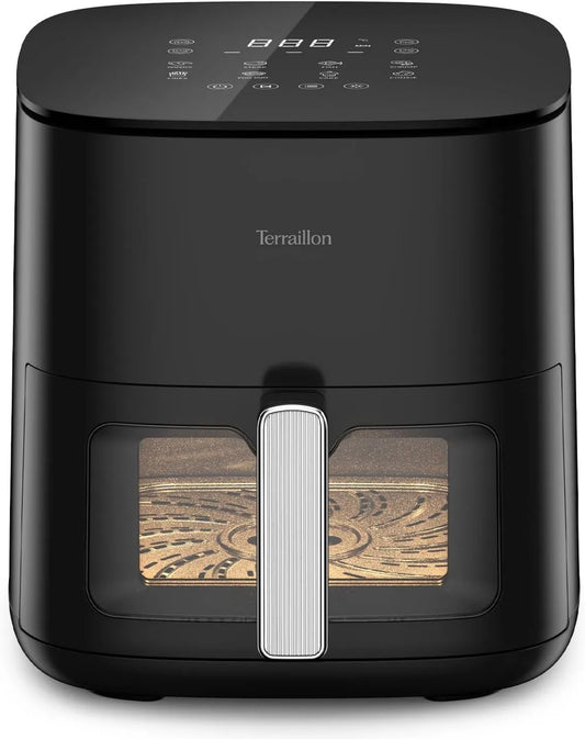 Terraillon frytkownica beztłuszczowa, XL 7 l, 7 l, 2300 W, 8 programów, 80 do 200°C, dotyk dotykowy, ekran dotykowy LED, TARAILLON